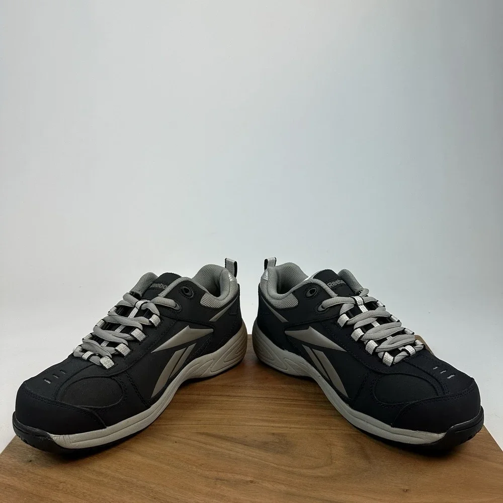 New Womens Reebok Work‎ Jorie Navy Composite Toe Oxford Shoes Sneakers Sz 8.5 M